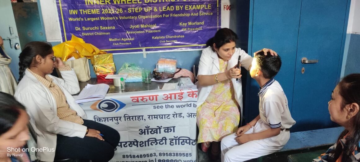 Giving children the gift of clear vision: our free eye screening at Radha Kishan School