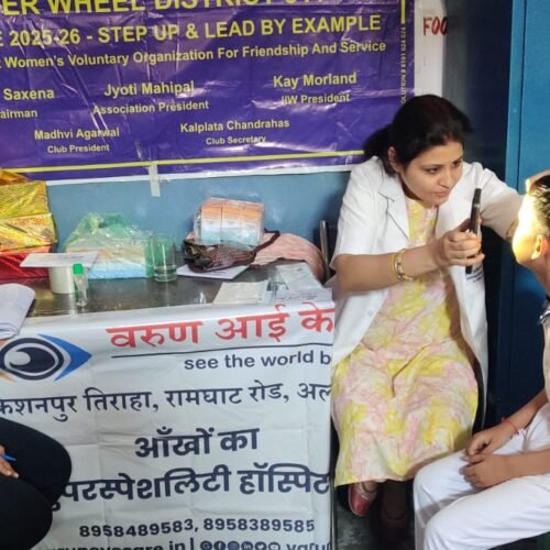 Giving children the gift of clear vision: our free eye screening at Radha Kishan School