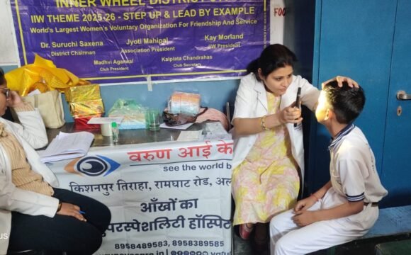 Giving children the gift of clear vision: our free eye screening at Radha Kishan School