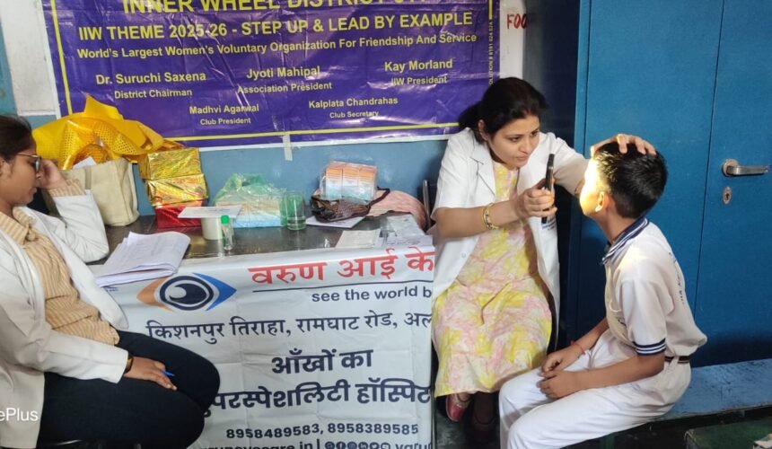 Giving children the gift of clear vision: our free eye screening at Radha Kishan School