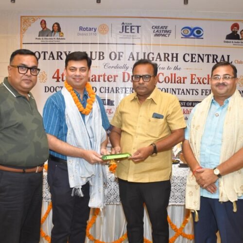 Felicitation of Dr. Varun Gupta on the occasion of Doctors Day